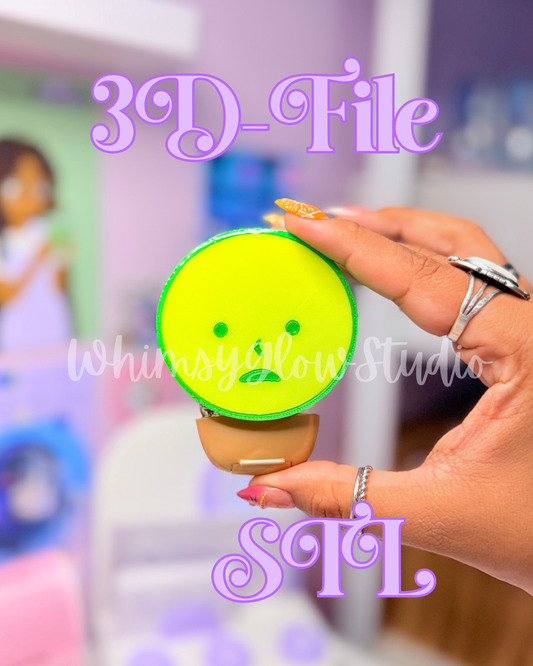 Green Guy BBW Hand Sanitizer Holder STL FILE
