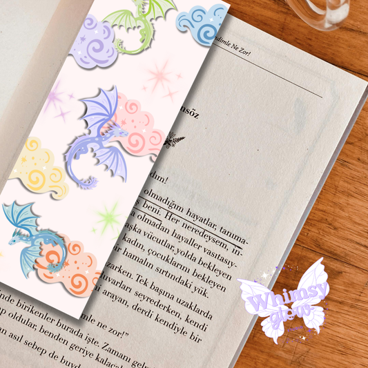 Pastel Dragon Digital Bookmark