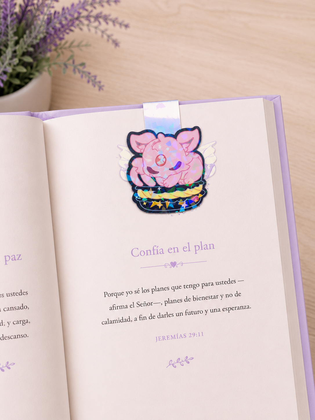 Celestial Dream Mochi Magnetic Bookmark – Holographic Finish