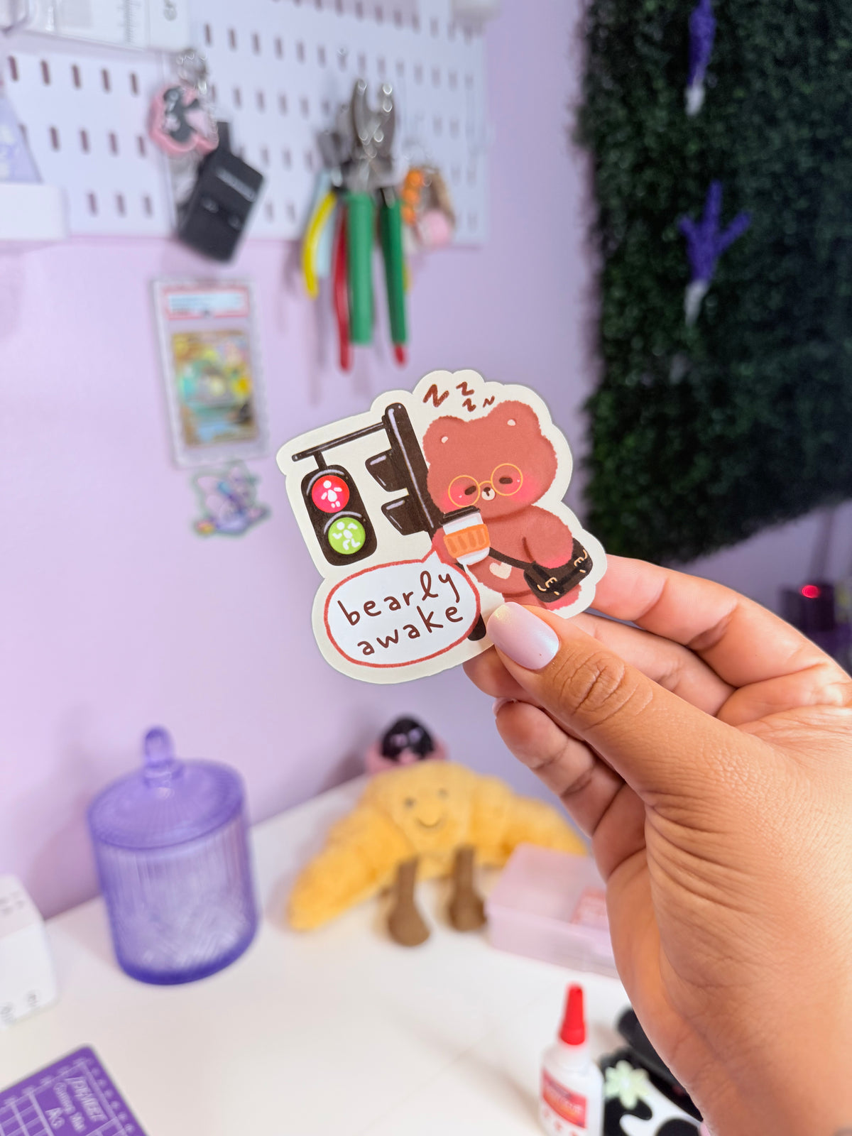 Bearly Awake Sticker