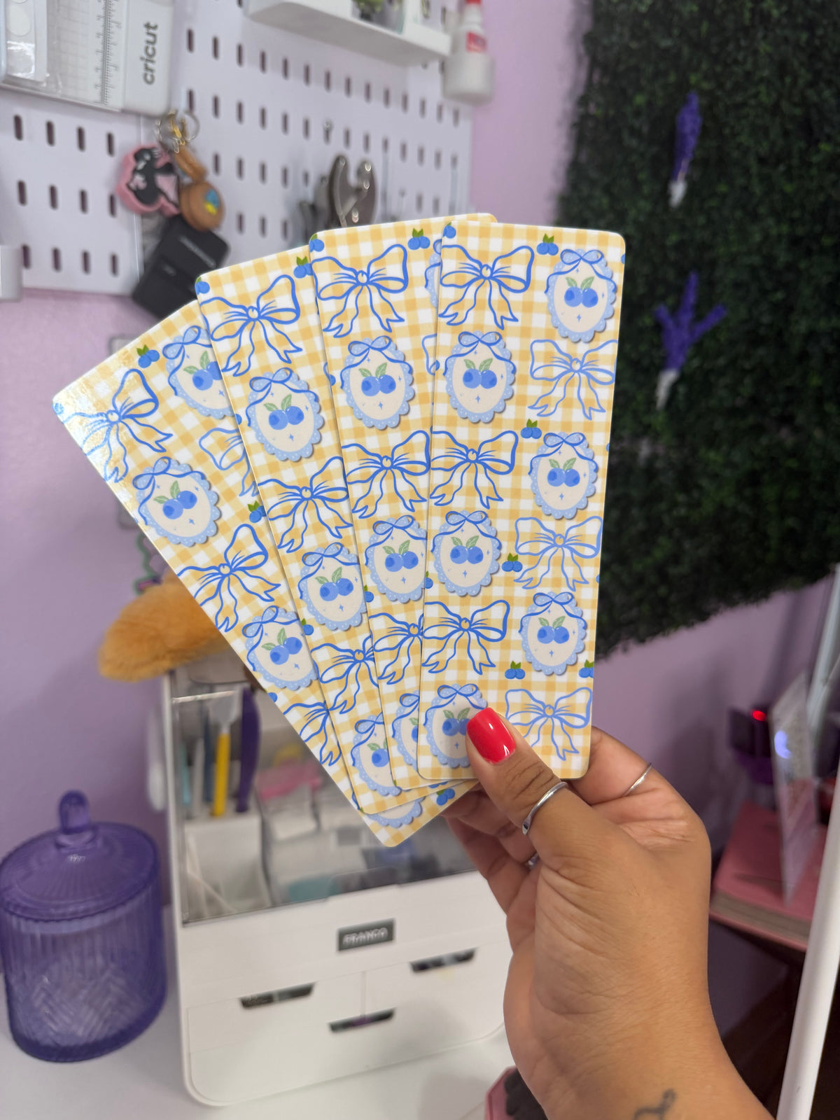 Blueberry Bookmark