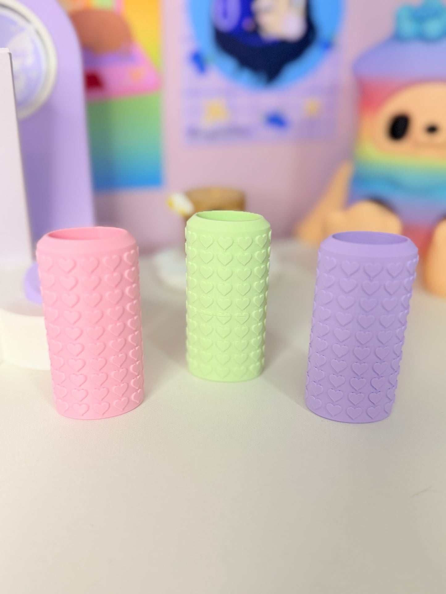 Heart Pattern Lighter Case