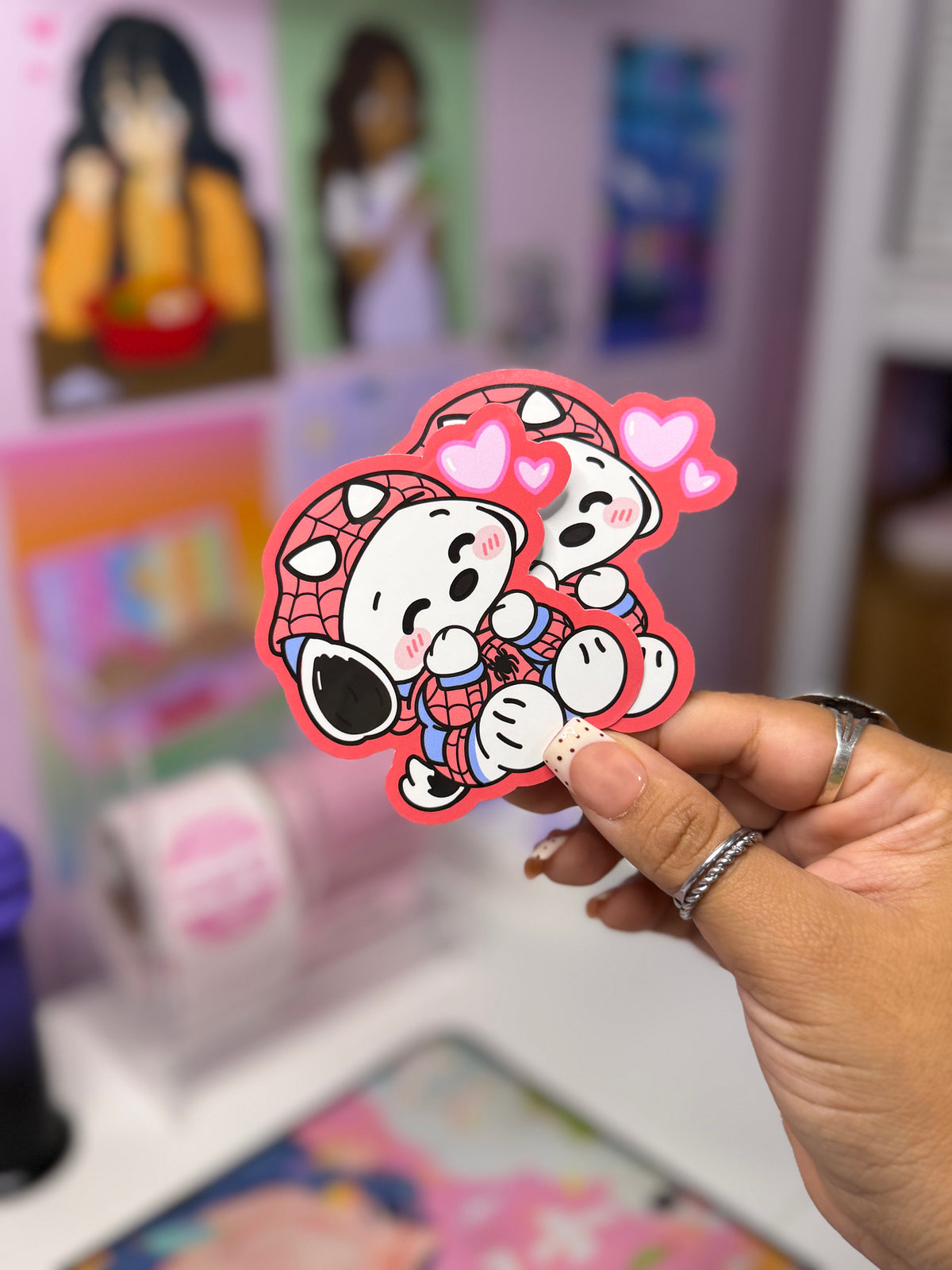 Spiderman Dog Sticker