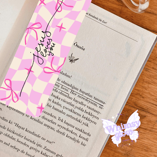 Jesus Loves You Digital Bookmark