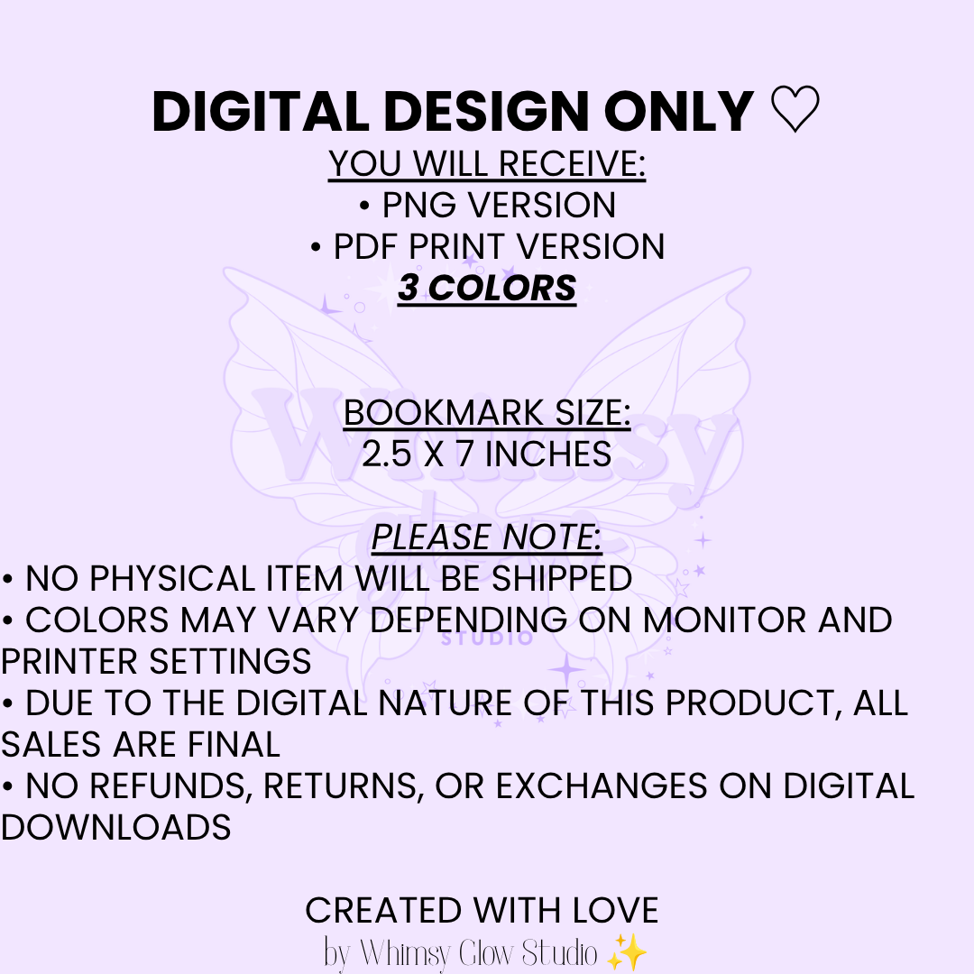 Fourth Wing Inspired Digital Bookmark Bundle | Fantasy Dragon Bookmark Printable | Book Lover Gift | 3 Color Options