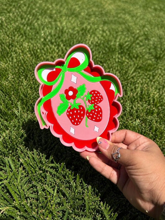 Strawberry Coquette Tray 🍓