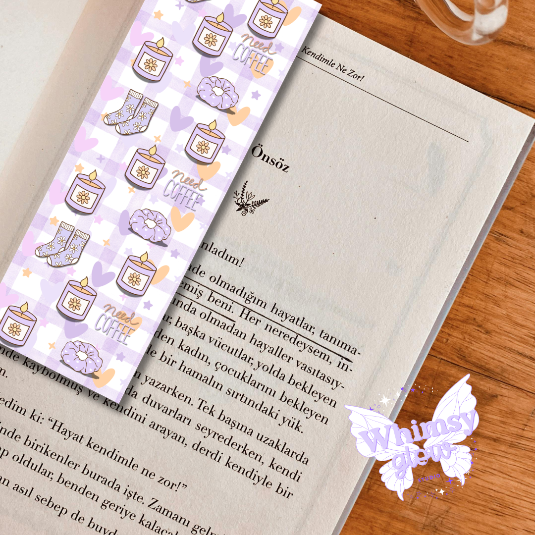 Need Coffee Bookmark | Printable Digital Bookmark
