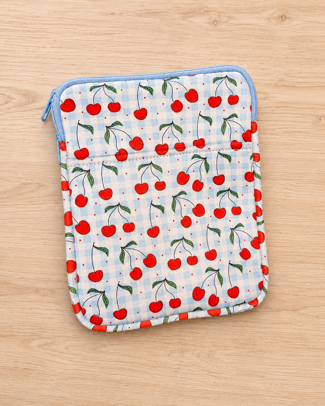Cherry Gingham Kindle & Mini iPad Sleeve