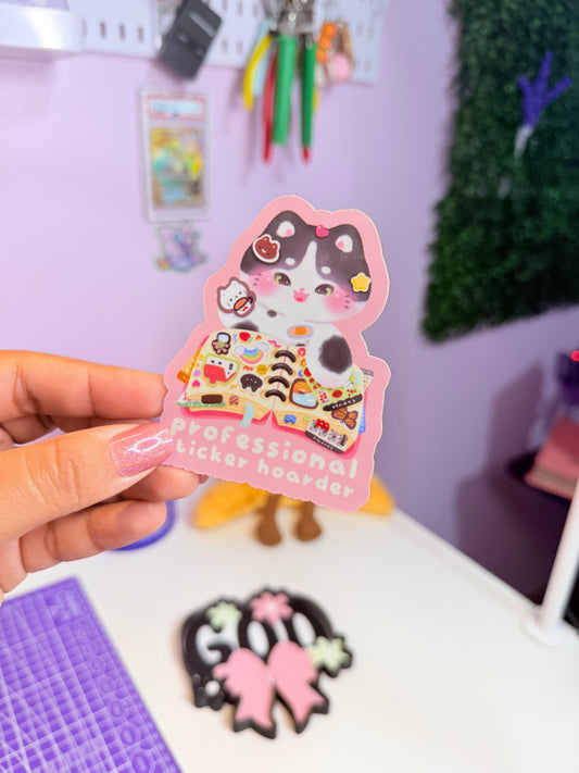 Professional Sticker Hoarder Sticker
