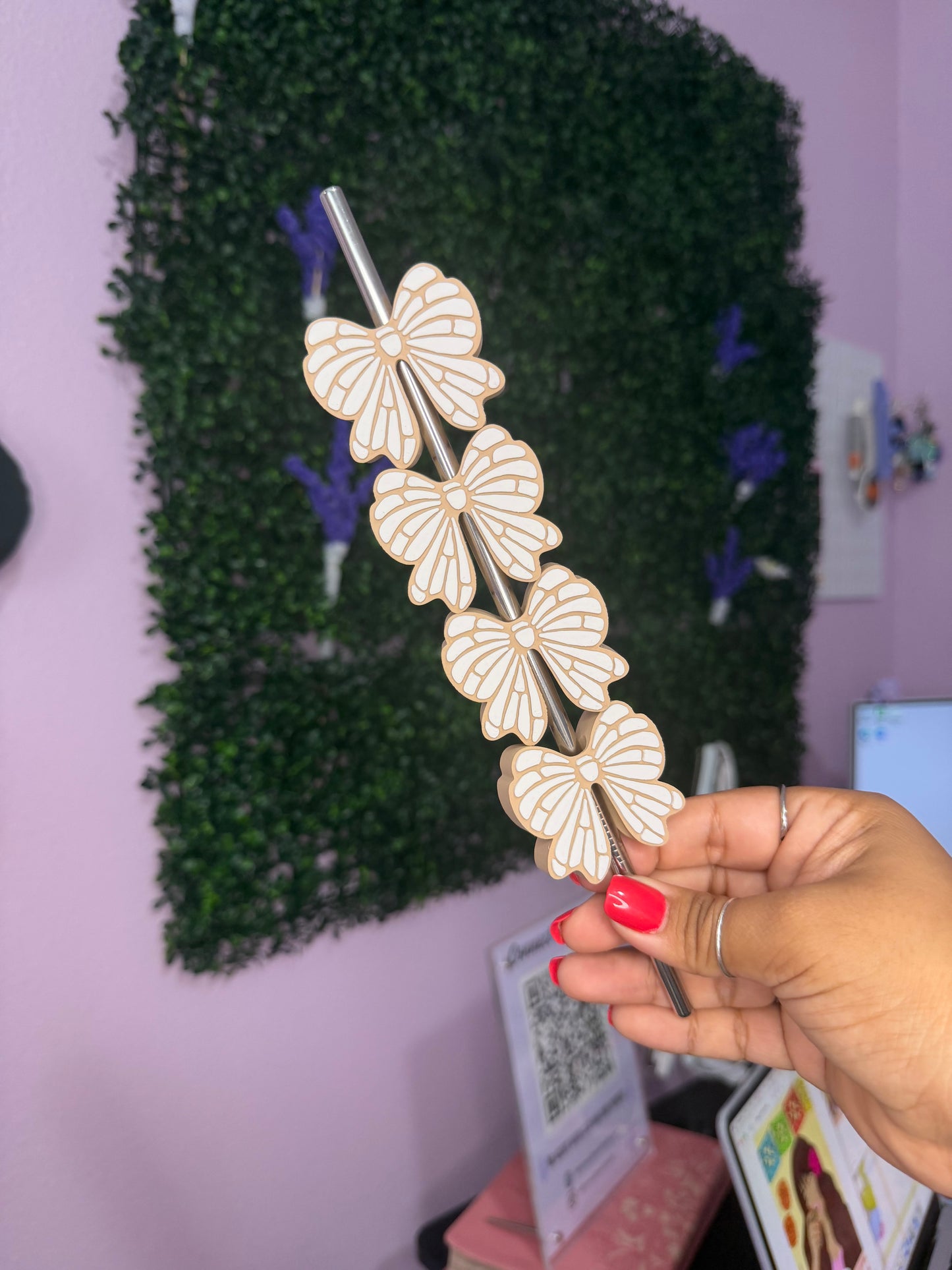 Concha Straw Topper – Cute Pan Dulce Cup Accessory