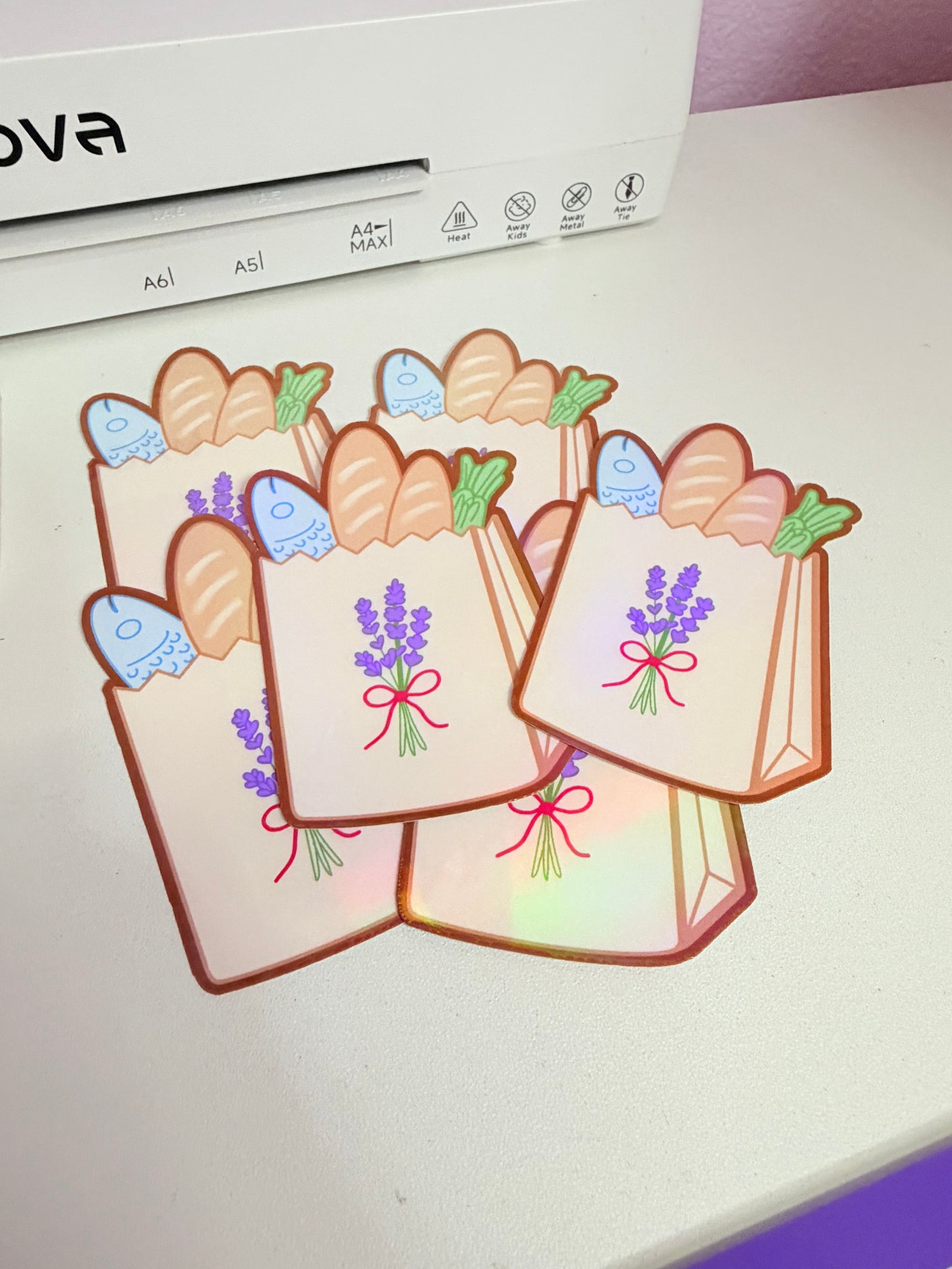 Farmers Market Bag Sticker