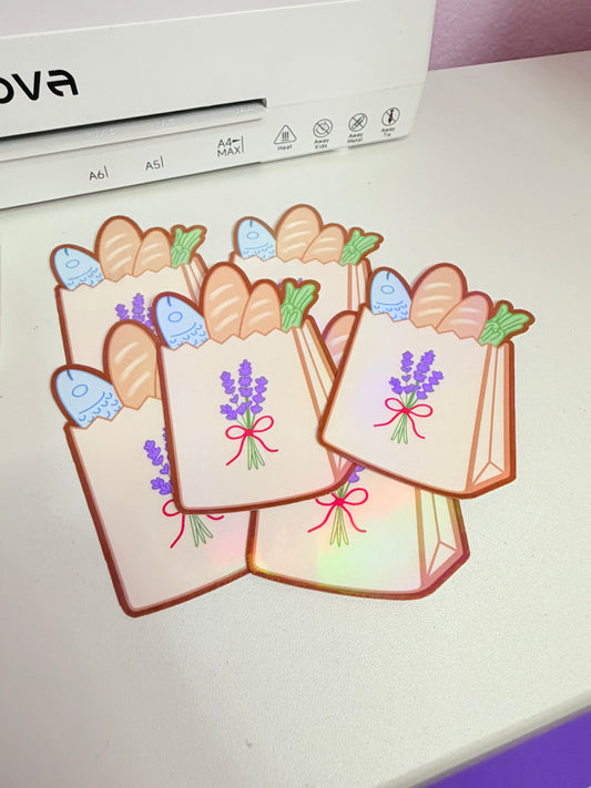 Farmers Market Bag Sticker