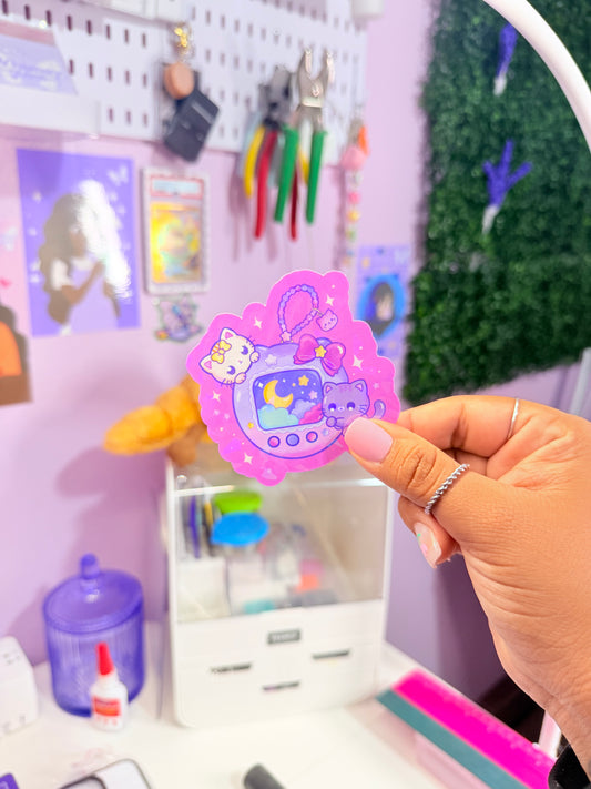 Retro Virtual Pet Sticker |