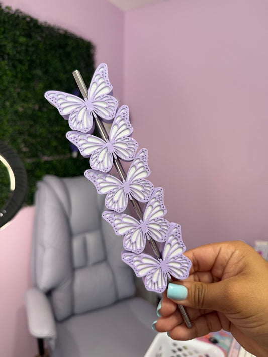 Butterfly Straw Topper