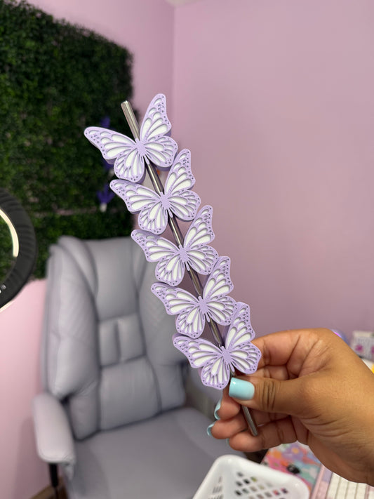 Butterfly Straw Topper