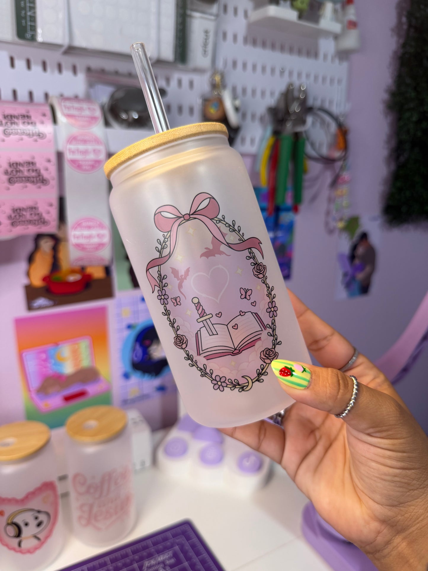 Fantasy Dragon Glass Cup
