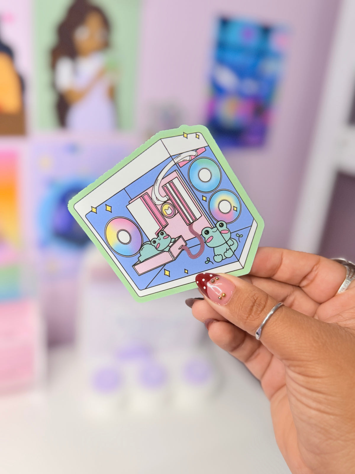 Froggie Gamer Sticker