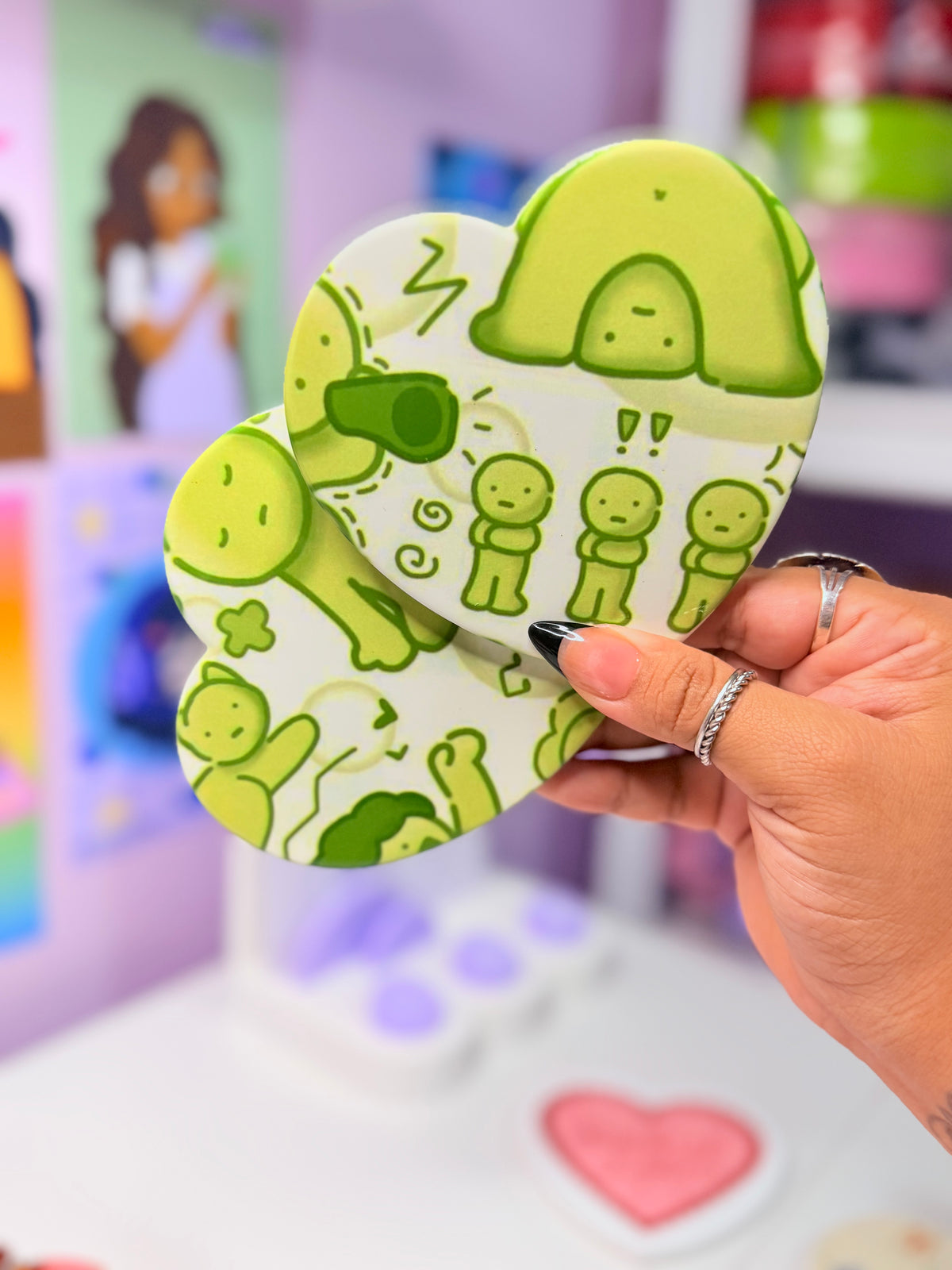 Green Pal Ceramic Coaster