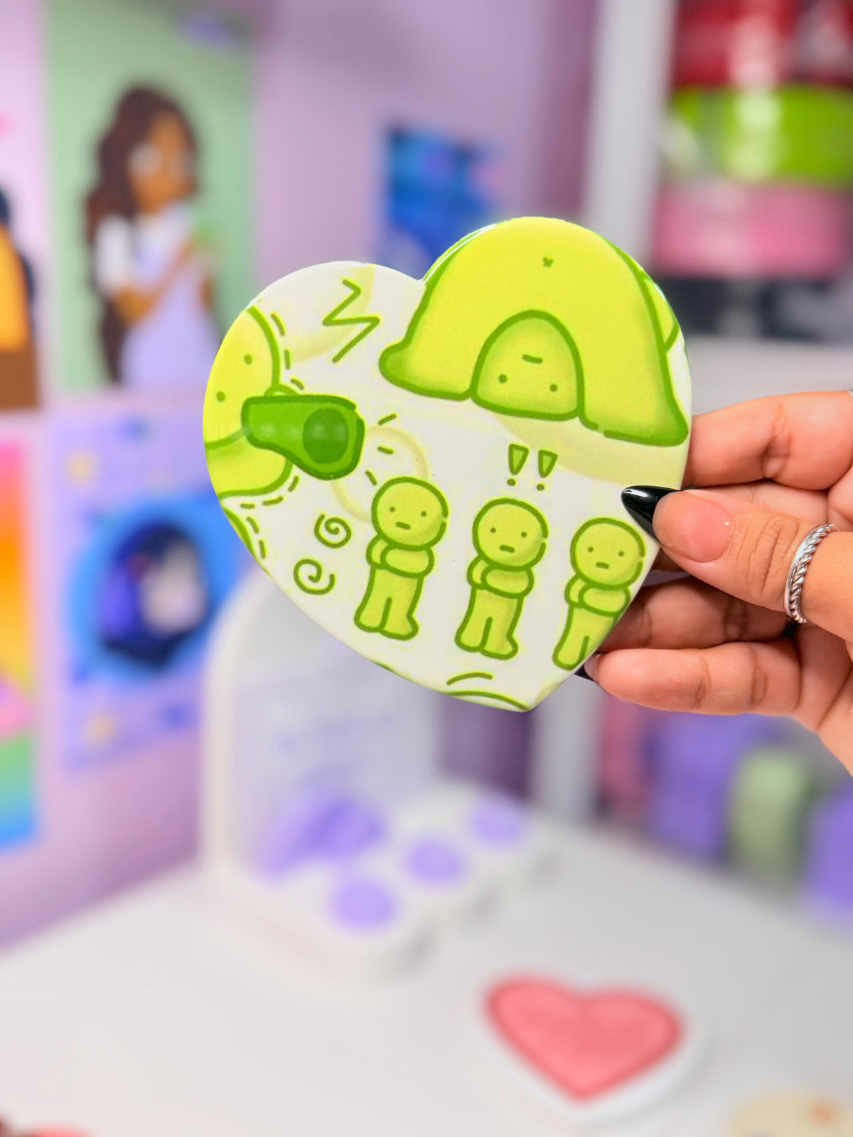 Green Pal Ceramic Coaster