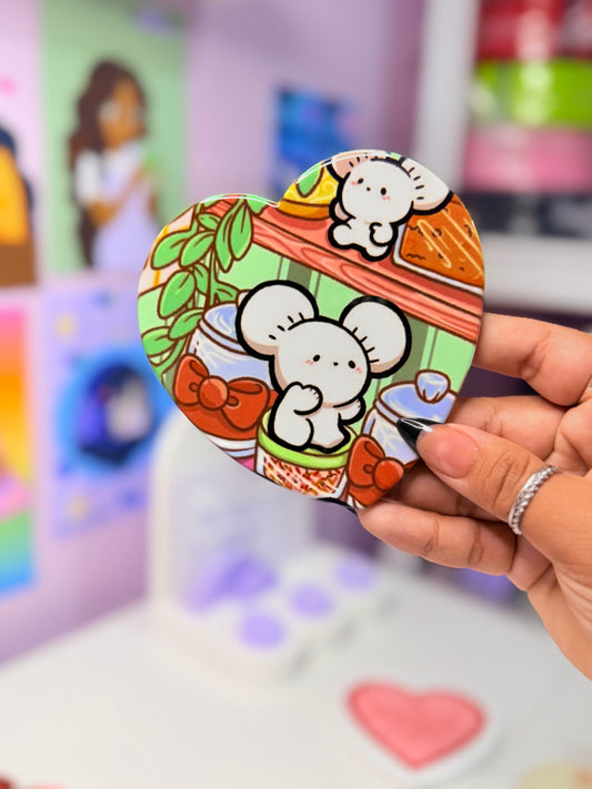Mouse Ceramic Coaster