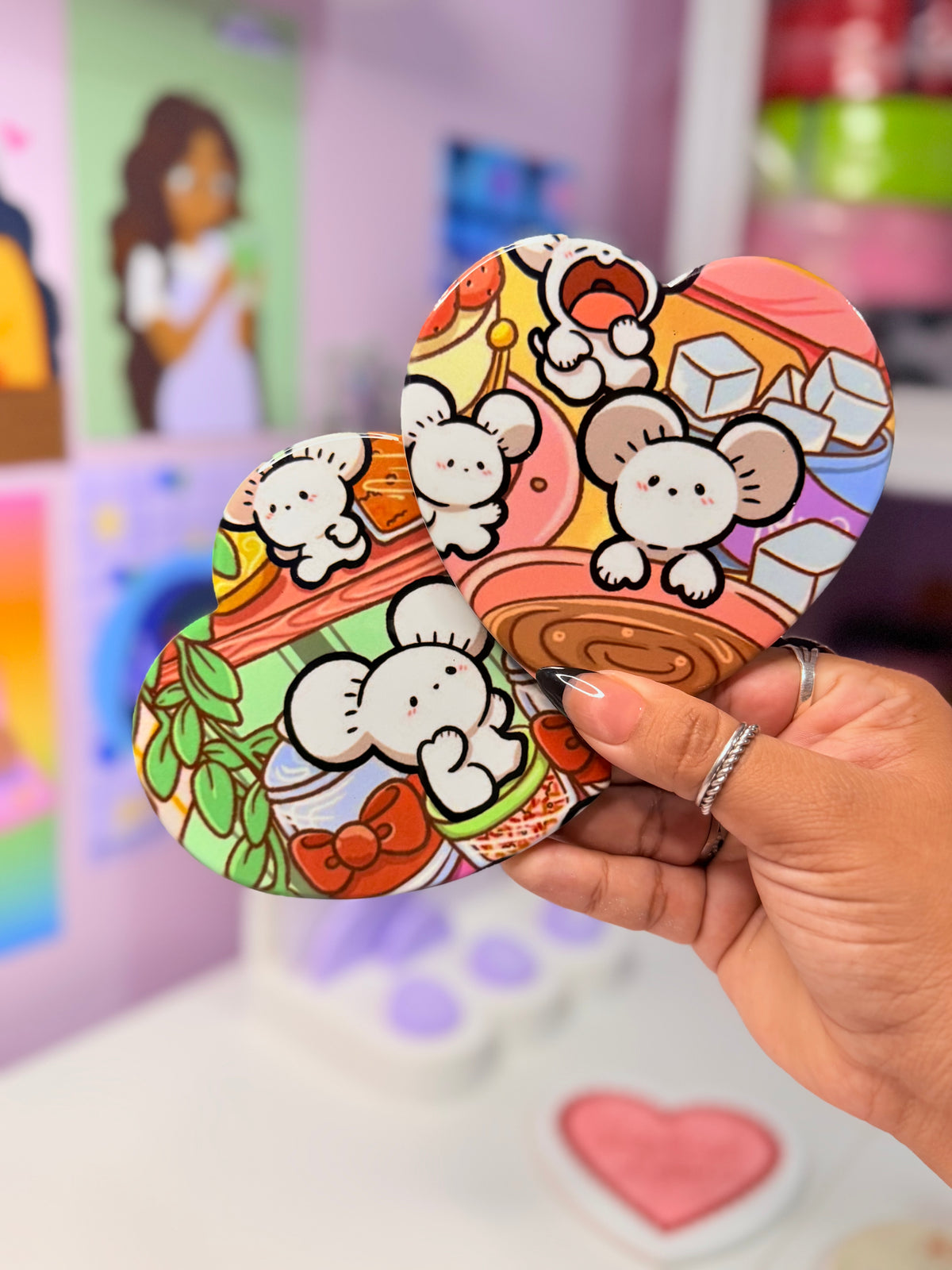 Mouse Ceramic Coaster