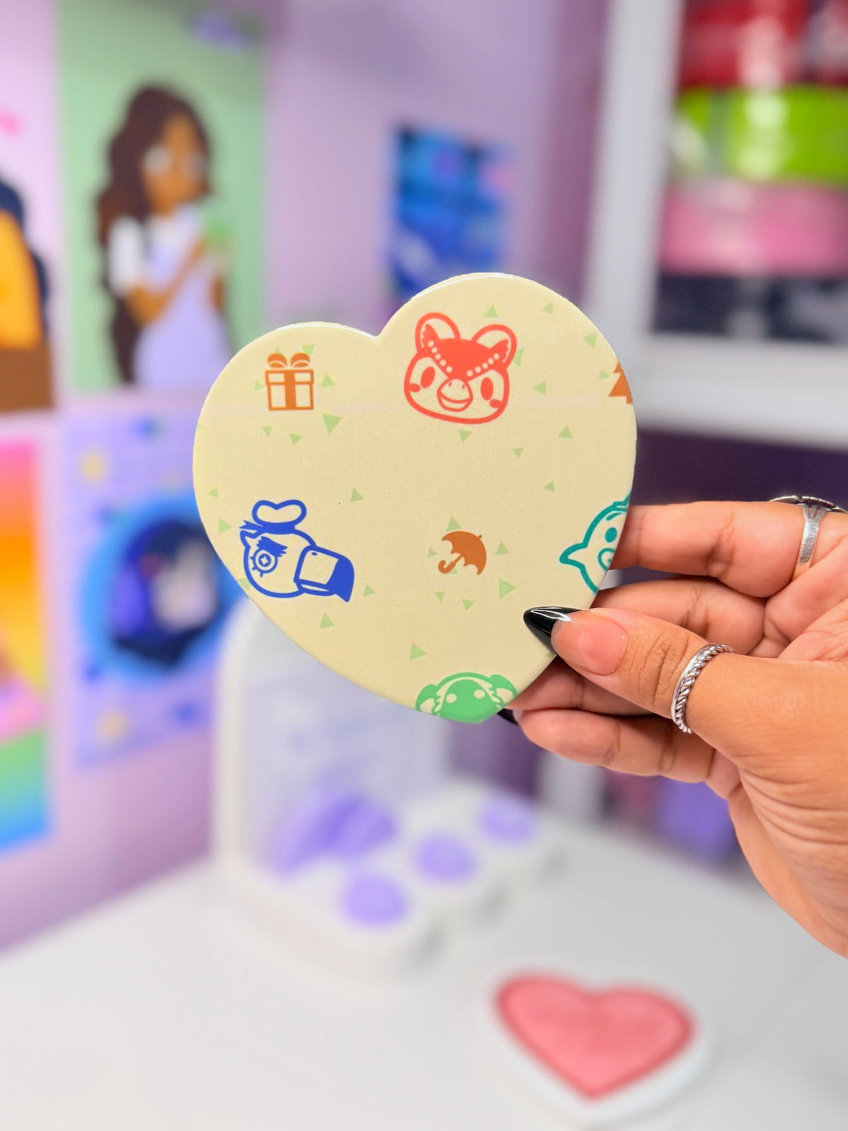 Animal Crossing Ceramic Coaster