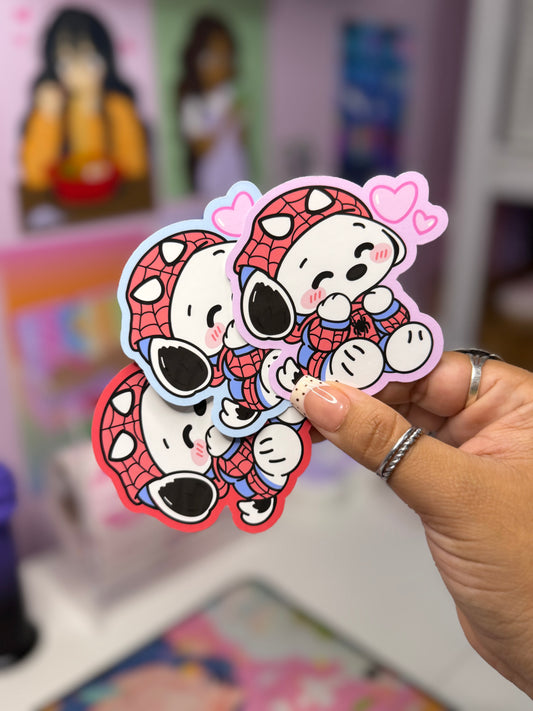 Spiderman Dog Sticker