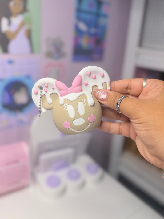 Gingerbread Mouse BBW Sanitizer Keychain Holder