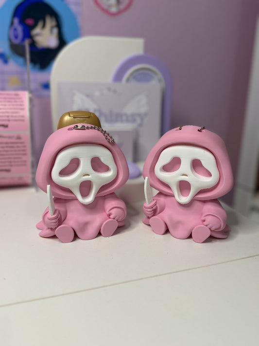 GhostFace BBw hand Sanitizer Keychain Holder