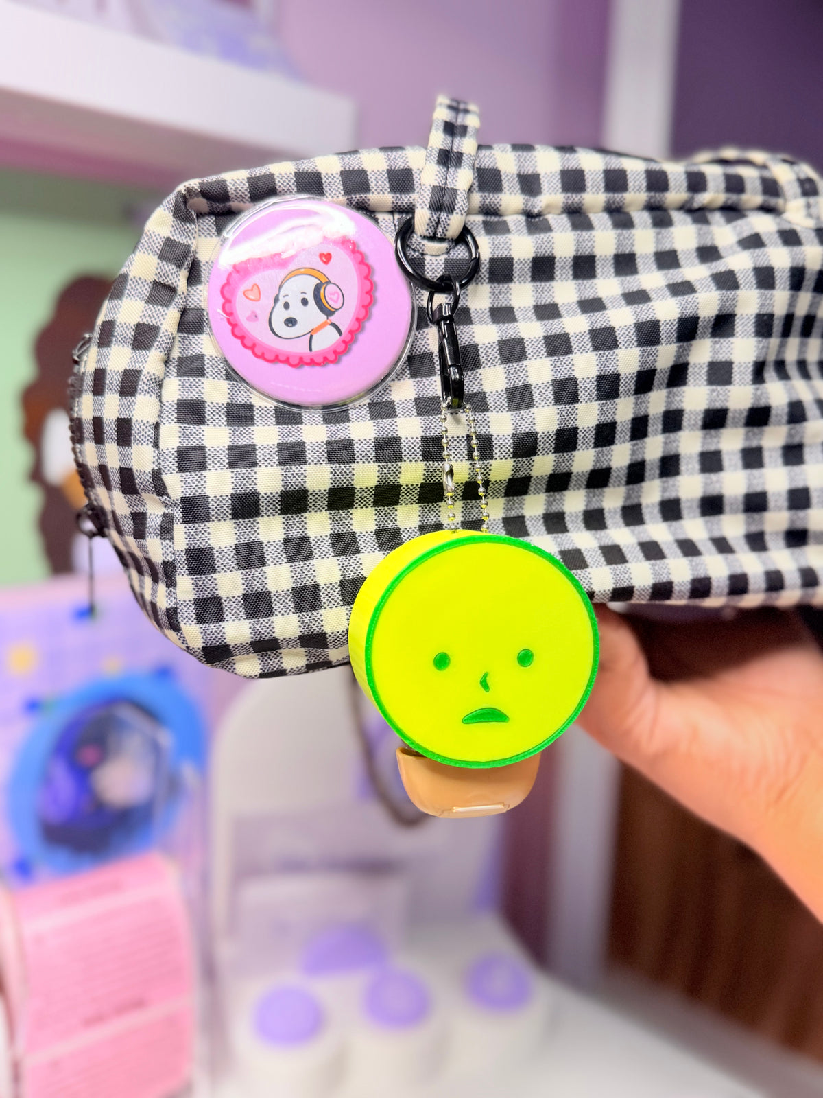 Green Guy BBW Hand Sanitizer Keychain Holder
